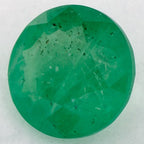 1.41 Carat Round Natural Green Emerald