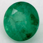 1.70 Carat Round Natural Green Emerald