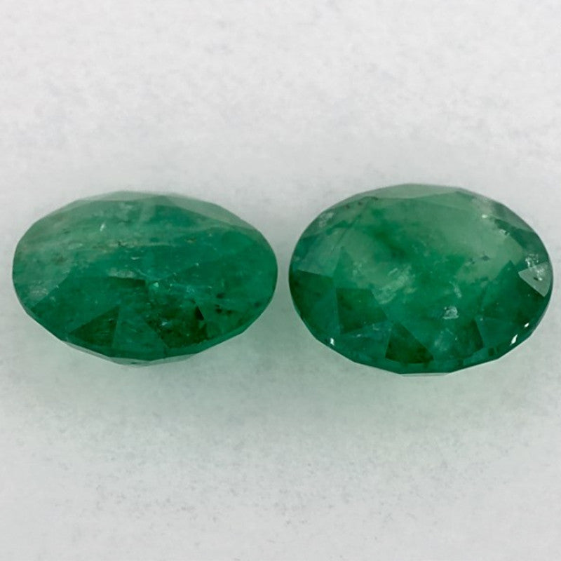 1.30 Carat Round Natural Green Emerald