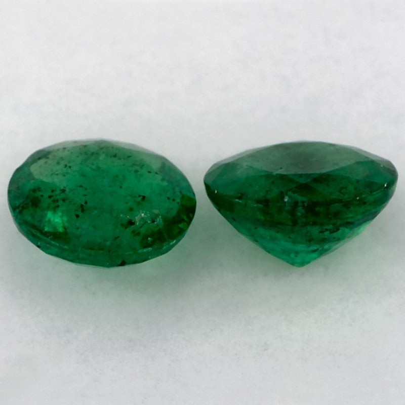 1.32 Carat Round Natural Green Emerald