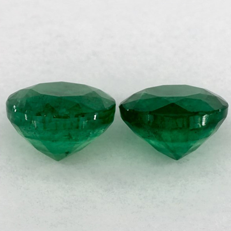 1.54 Carat Round Natural Green Emerald