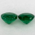 1.54 Carat Round Natural Green Emerald
