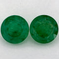 1.64 Carat Round Natural Green Emerald