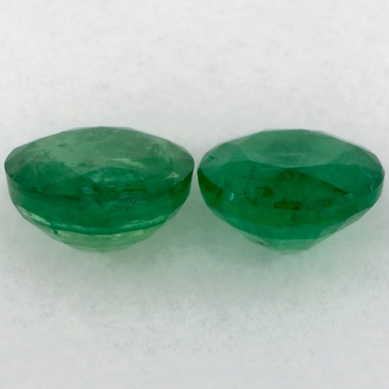 1.64 Carat Round Natural Green Emerald