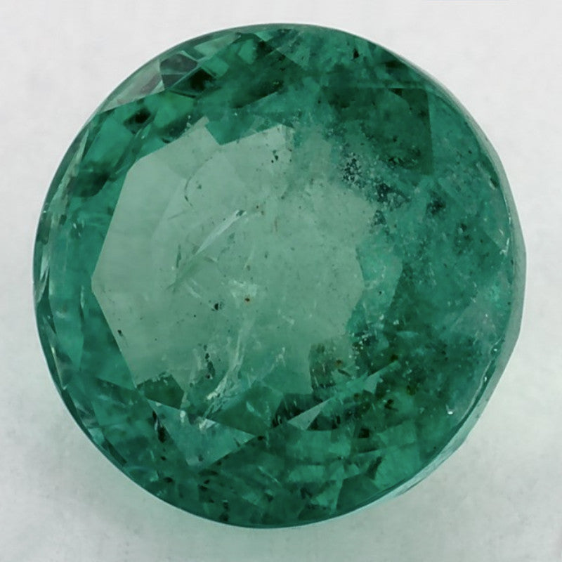 2.19 Carat Round Natural Green Emerald