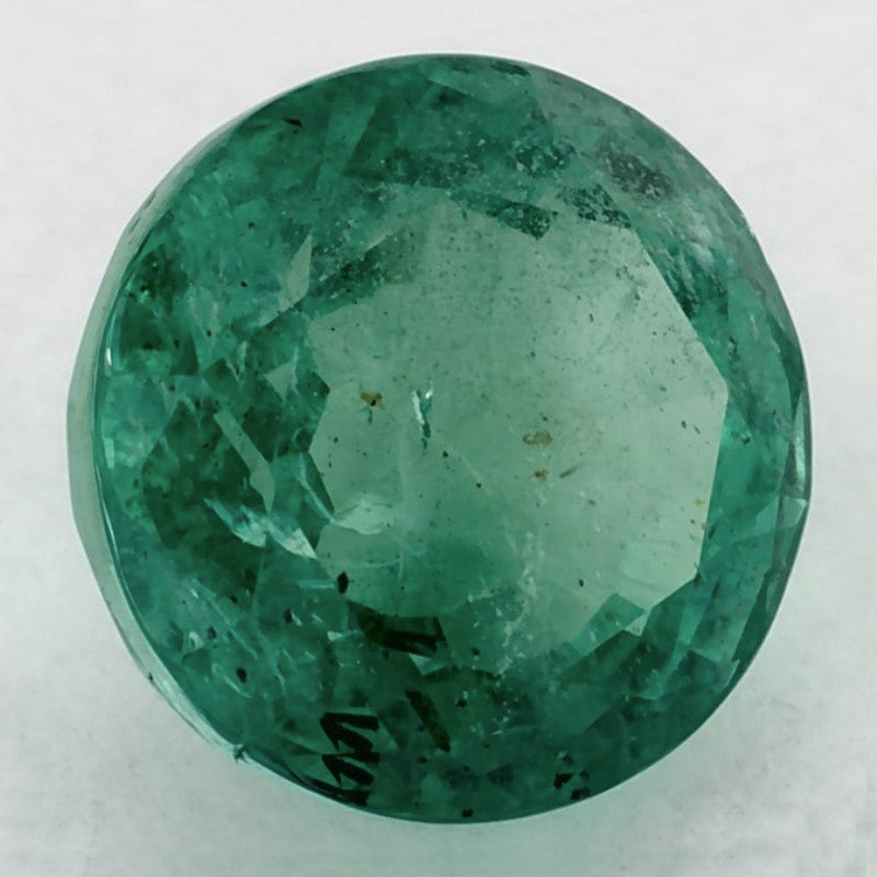 2.19 Carat Round Natural Green Emerald