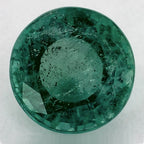 2.33 Carat Round Natural Green Emerald