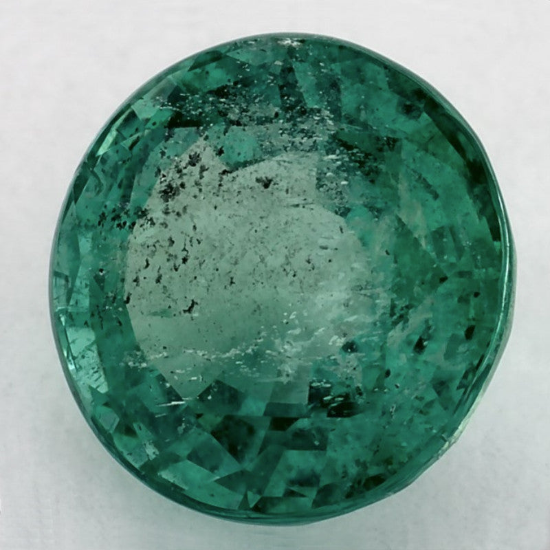 2.33 Carat Round Natural Green Emerald