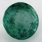 2.33 Carat Round Natural Green Emerald