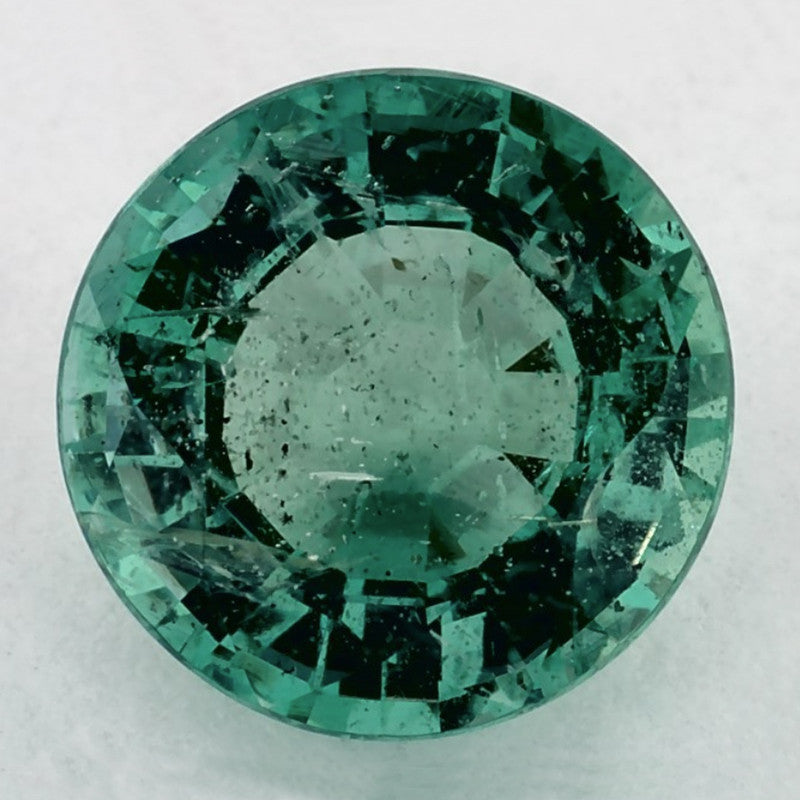 1.89 Carat Round Natural Green Emerald
