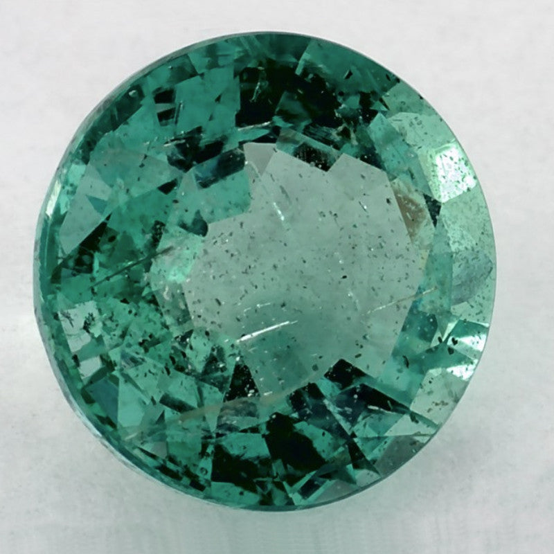 1.89 Carat Round Natural Green Emerald
