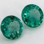 2.17 Carat Round Natural Green Emerald