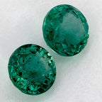 2.55 Carat Round Natural Green Emerald