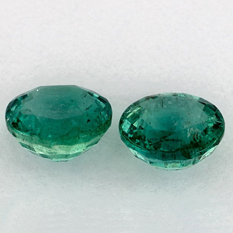 2.55 Carat Round Natural Green Emerald