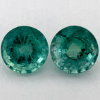 2.80 Carat Round Natural Green Emerald