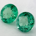 2.94 Carat Round Natural Green Emerald