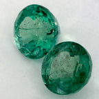 3.47 Carat Round Natural Green Emerald