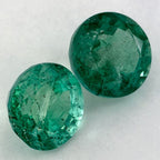 3.47 Carat Round Natural Green Emerald