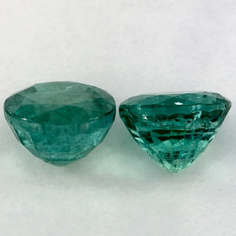 3.47 Carat Round Natural Green Emerald