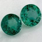 4.29 Carat Round Natural Green Emerald