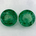 5.06 Carat Round Natural Green Emerald