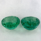 5.06 Carat Round Natural Green Emerald