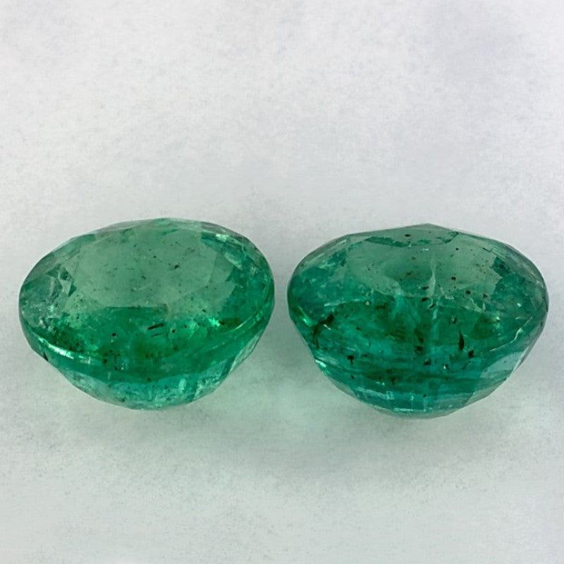 5.06 Carat Round Natural Green Emerald