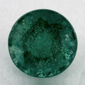 1.36 Carat Round Natural Green Emerald