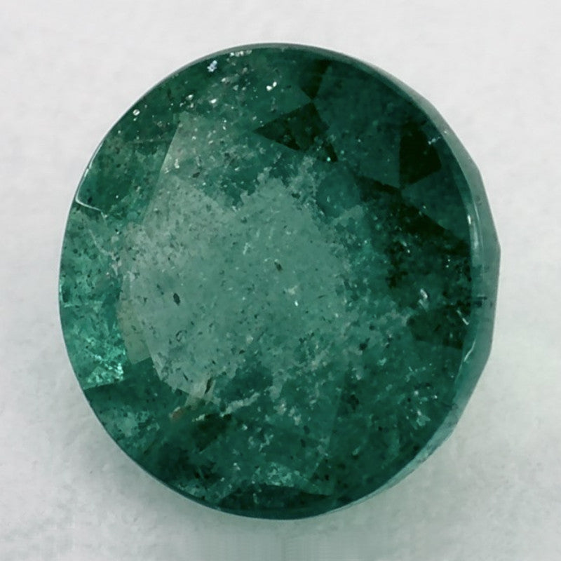 1.36 Carat Round Natural Green Emerald