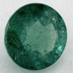 1.36 Carat Round Natural Green Emerald