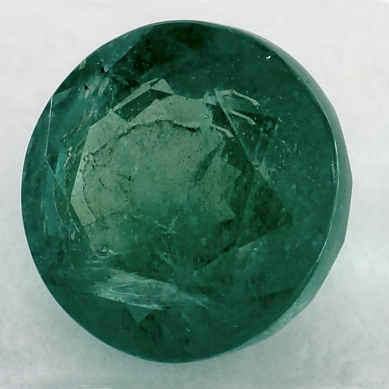 2.64 Carat Round Natural Green Emerald