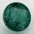 1.43 Carat Round Natural Green Emerald