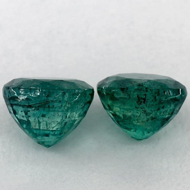 2.89 Carat Round Natural Green Emerald