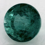 1.73 Carat Round Natural Green Emerald