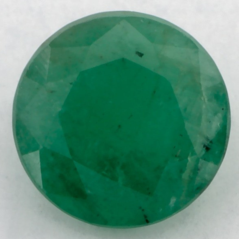 1.16 Carat Round Natural Green Emerald
