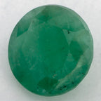 1.16 Carat Round Natural Green Emerald