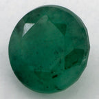 1.17 Carat Round Natural Green Emerald