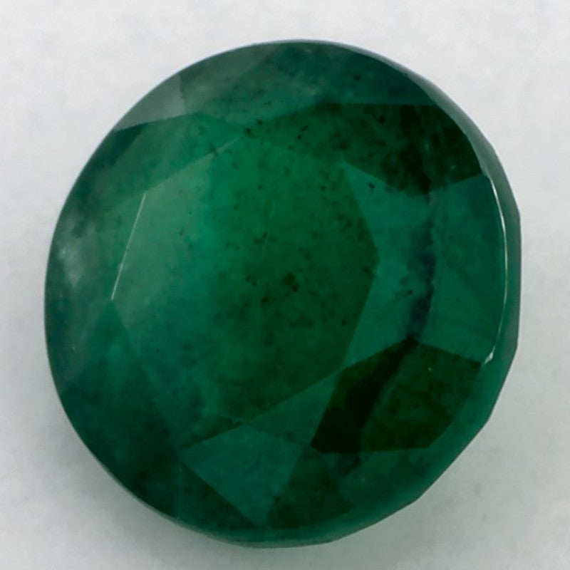 1.17 Carat Round Natural Green Emerald
