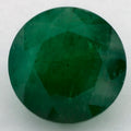 1.27 Carat Round Natural Green Emerald