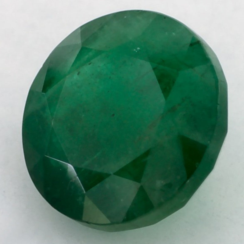 1.27 Carat Round Natural Green Emerald