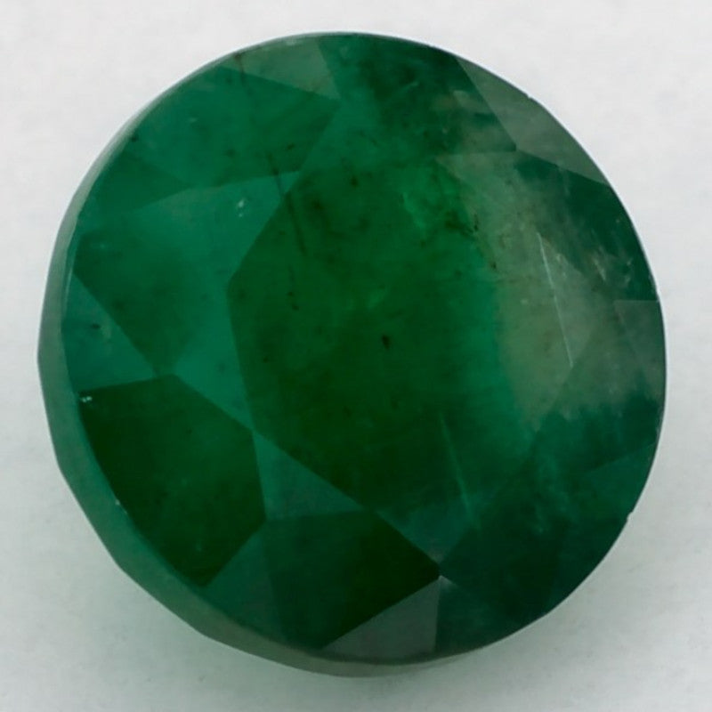 1.27 Carat Round Natural Green Emerald