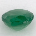 1.30 Carat Round Natural Green Emerald