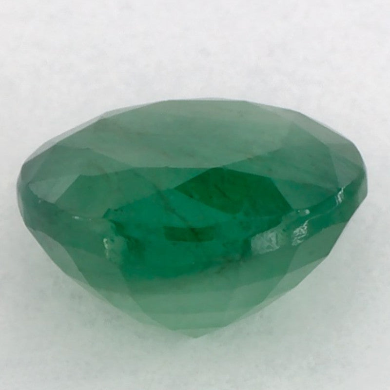 1.30 Carat Round Natural Green Emerald