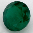 1.39 Carat Round Natural Green Emerald