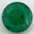 1.72 Carat Round Natural Green Emerald