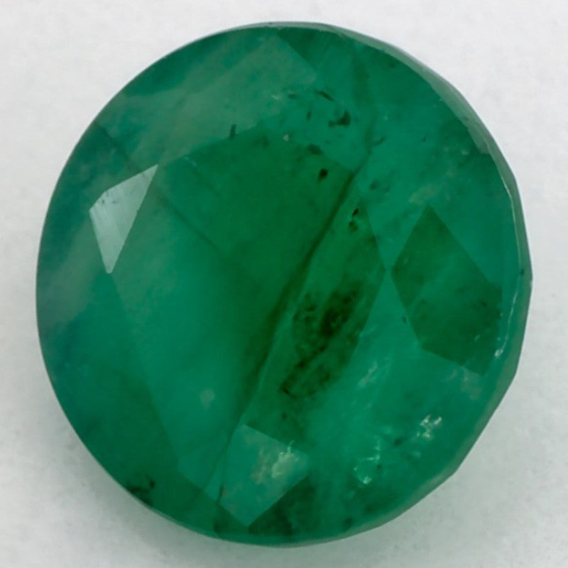 1.72 Carat Round Natural Green Emerald