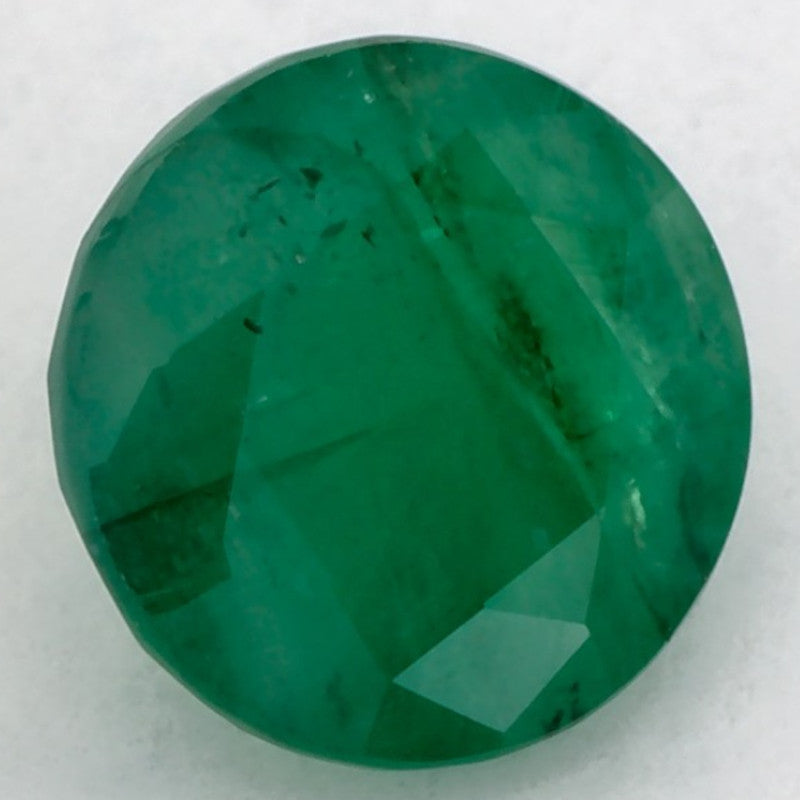 1.72 Carat Round Natural Green Emerald