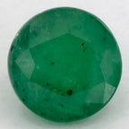 1.76 Carat Round Natural Green Emerald