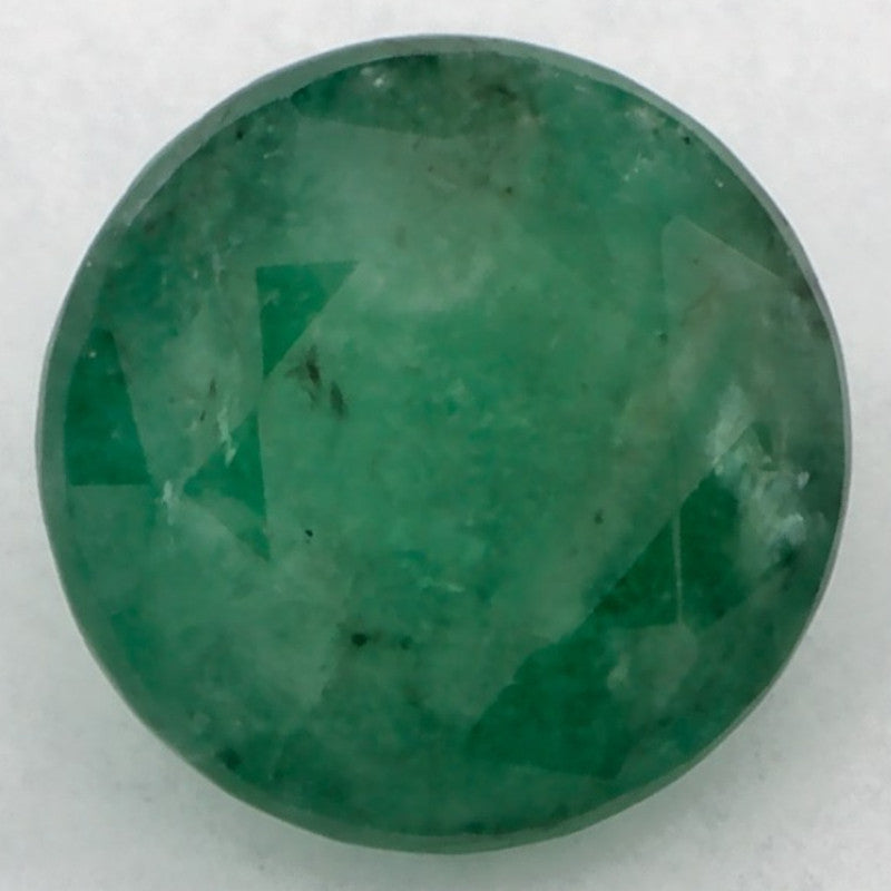 1.05 Carat Round Natural Green Emerald