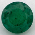 1.07 Carat Round Natural Green Emerald